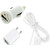 3 in 1 Charging Kit for Lenovo IdeaTab A2107 8GB WiFi and 3G with USB Wall Charger, Car Charger & USB Data Cable