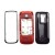 Full Body Faceplate For Nokia 5130 Xpress Music Red With Black - Maxbhi Com