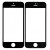 Replacement Front Glass For Apple Iphone 5 Black By - Maxbhi Com