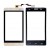 Touch Screen Digitizer For Celkon Diamond Pop Yellow By - Maxbhi Com