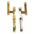 Volume Button Flex Cable For Lenovo A5500f Wifi Only By - Maxbhi Com
