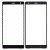 Replacement Front Glass For Sony Xperia Xz2 Black By - Maxbhi Com
