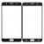 Replacement Front Glass For Samsung Galaxy On Max Black By - Maxbhi Com