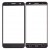 Replacement Front Glass For Zte Blade V7 Black By - Maxbhi Com