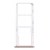 Sim Card Holder Tray For Huawei Y7 2018 Gold - Maxbhi Com