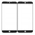 Replacement Front Glass For Meizu 15 Blue By - Maxbhi Com