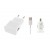 3 In 1 Charging Kit For Zte Blade V9 Vita With Wall Charger Car Charger Usb Data Cable - Maxbhi Com