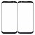 Replacement Front Glass For Meizu 16 Plus Black By - Maxbhi Com