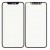 Replacement Front Glass For Apple Iphone Xs Max Black By - Maxbhi Com