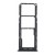 Sim Card Holder Tray For Motorola Moto One P30 Play Black - Maxbhi Com