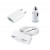 3 In 1 Charging Kit For Nokia Lumia 1320 With Wall Charger Car Charger Usb Data Cable - Maxbhi Com