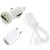 3 In 1 Charging Kit For Micromax A61 Bolt With Wall Charger Car Charger Usb Data Cable - Maxbhi Com