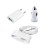 3 In 1 Charging Kit For Micromax A61 Bolt With Wall Charger Car Charger Usb Data Cable - Maxbhi Com