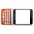 Full Body Housing For Motorola Motocubo A45 Black - Maxbhi Com