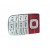 Keypad For Nokia 2760 Latin Red - Maxbhi Com