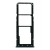 Sim Card Holder Tray For Samsung Galaxy M31 Black - Maxbhi Com