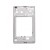 Lcd Frame Middle Chassis For Lenovo Tab 2 A850 Pink By - Maxbhi Com