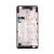 Lcd Frame Middle Chassis For Lenovo A6000 Plus White By - Maxbhi Com