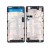 Lcd Frame Middle Chassis For Lenovo A6000 White By - Maxbhi Com