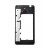 Lcd Frame Middle Chassis For Microsoft Lumia 640 Xl Lte Dual Sim Blue By - Maxbhi Com