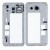 Lcd Frame Middle Chassis For Huawei Y3 2017 White By - Maxbhi Com