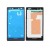 Lcd Frame Middle Chassis For Sony Xperia M2 D2303 Purple By - Maxbhi Com