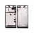 Lcd Frame Middle Chassis For Sony Xperia Z3 Dual D6633 White By - Maxbhi Com
