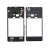 Lcd Frame Middle Chassis For Lenovo A6000 Shot White By - Maxbhi Com