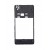 Lcd Frame Middle Chassis For Lenovo A6000 Shot White By - Maxbhi Com