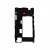 Lcd Frame Middle Chassis For Nokia X2 Rm1013 White By - Maxbhi Com