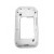 Lcd Frame Middle Chassis For Samsung C3300k Champ White By - Maxbhi Com