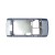Lcd Frame Middle Chassis For Nokia X302 Rm775 Silver By - Maxbhi Com
