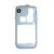 Lcd Frame Middle Chassis For Samsung I9001 Galaxy S Plus White By - Maxbhi Com