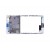 Lcd Frame Middle Chassis For Hp Slate 6 Voicetab Ii 6301ra Silver By - Maxbhi Com