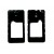 Lcd Frame Middle Chassis For Lenovo Rocstar A319 Black By - Maxbhi Com