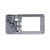 Lcd Frame Middle Chassis For Acer Liquid Z520 White By - Maxbhi Com