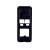 Lcd Frame Middle Chassis For Microsoft Nokia 222 Black By - Maxbhi Com