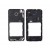 Lcd Frame Middle Chassis For Huawei Ascend Y300 T8833 Black By - Maxbhi Com