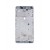 Lcd Frame Middle Chassis For Bq Aquaris U Plus Black By - Maxbhi Com