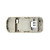 Lcd Frame Middle Chassis For Nokia 1650 White By - Maxbhi Com