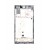 Lcd Frame Middle Chassis For Infinix Zero 3 X552 Silver By - Maxbhi Com