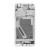 Lcd Frame Middle Chassis For Huawei Honor 6a Pro Pink By - Maxbhi Com