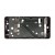 Lcd Frame Middle Chassis For Bq Aquaris X5 White By - Maxbhi Com