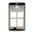 LCD Frame Middle Chassis for LG G Pad 7.0 V400 Blue