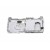 Lcd Frame Middle Chassis For Sony Ericsson P990 Silver By - Maxbhi Com