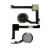 Home Button Complete For Apple Ipad Air 2 Wifi Plus Cellular With 3g Silver By - Maxbhi Com