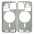 Lcd Frame Middle Chassis For Apple Iphone 12 Pro Silver By - Maxbhi Com