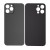 Back Panel Cover For Apple Iphone 12 Pro Max Black - Maxbhi Com