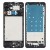 Lcd Frame Middle Chassis For Samsung Galaxy A12 Black By - Maxbhi Com