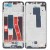 Lcd Frame Middle Chassis For Oppo F19 Pro Black By - Maxbhi Com